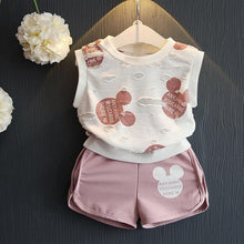 Bear Leader Girls Clothing Sets 2016 Fashion Summer Kids Clothing Sets Lovely Doll Print T-shirt+Short 2Pcs for Girls Clothes