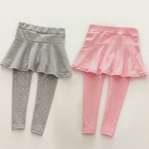 2017 Toddler Chilfren Soft Cozy Pantskirt Girl Wool Culotte Kids Child Legging Trousers