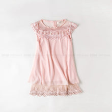 2017 New Summer Costume Girls Princess Dress Children's Evening Clothing Kids Chiffon Lace Dresses Baby Girl Party Pearl Dress