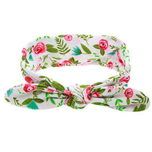 Kids Flower Floral Hairband Turban Rabbit Bowknot  Headband Headwear Hair Band Accessories kt-060
