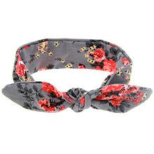 Kids Flower Floral Hairband Turban Rabbit Bowknot  Headband Headwear Hair Band Accessories kt-060