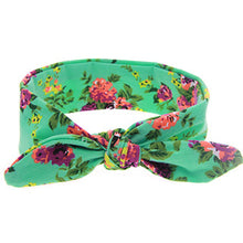 Kids Flower Floral Hairband Turban Rabbit Bowknot  Headband Headwear Hair Band Accessories kt-060