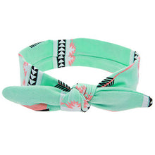 Kids Flower Floral Hairband Turban Rabbit Bowknot  Headband Headwear Hair Band Accessories kt-060