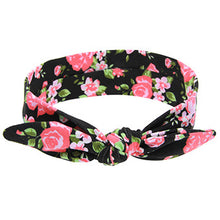 Kids Flower Floral Hairband Turban Rabbit Bowknot  Headband Headwear Hair Band Accessories kt-060