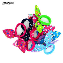 YWHUANSEN 20pcs/lot Rabbit ears Hair band Children Hair Accessories kids Scrunchy Elastic Hair Band for women girls rubber band