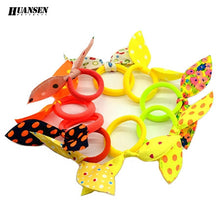 YWHUANSEN 20pcs/lot Rabbit ears Hair band Children Hair Accessories kids Scrunchy Elastic Hair Band for women girls rubber band