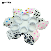 YWHUANSEN 20pcs/lot Rabbit ears Hair band Children Hair Accessories kids Scrunchy Elastic Hair Band for women girls rubber band