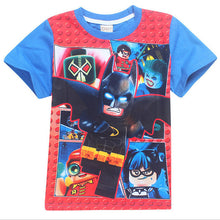 2017 Summer Children's Clothing Baby Boys Girls T-shirt Ninja Ninjago Cartoon Cotton T-shirt Kids Tops Tees T Shirts 3-8y