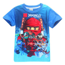 2017 Summer Children's Clothing Baby Boys Girls T-shirt Ninja Ninjago Cartoon Cotton T-shirt Kids Tops Tees T Shirts 3-8y