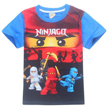 2017 Summer Children's Clothing Baby Boys Girls T-shirt Ninja Ninjago Cartoon Cotton T-shirt Kids Tops Tees T Shirts 3-8y