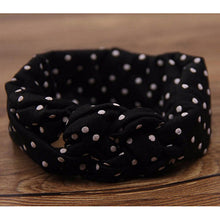 TWDVS  Kids Printing Knot Hair Band Newborn Elastic Cotton Headband Ring Hair Accessories Kids Headwear W146