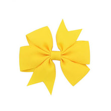 3 Inch Wholesale Newly Grosgrain Ribbon Solid Butterfly Bow Hairpins Hair Clips for Children Kids Girls Newborn Hair Accessories