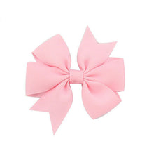 3 Inch Wholesale Newly Grosgrain Ribbon Solid Butterfly Bow Hairpins Hair Clips for Children Kids Girls Newborn Hair Accessories