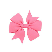 3 Inch Wholesale Newly Grosgrain Ribbon Solid Butterfly Bow Hairpins Hair Clips for Children Kids Girls Newborn Hair Accessories
