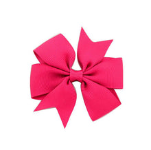 3 Inch Wholesale Newly Grosgrain Ribbon Solid Butterfly Bow Hairpins Hair Clips for Children Kids Girls Newborn Hair Accessories