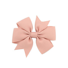 3 Inch Wholesale Newly Grosgrain Ribbon Solid Butterfly Bow Hairpins Hair Clips for Children Kids Girls Newborn Hair Accessories