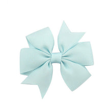 3 Inch Wholesale Newly Grosgrain Ribbon Solid Butterfly Bow Hairpins Hair Clips for Children Kids Girls Newborn Hair Accessories