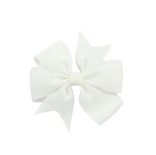 3 Inch Wholesale Newly Grosgrain Ribbon Solid Butterfly Bow Hairpins Hair Clips for Children Kids Girls Newborn Hair Accessories