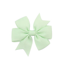 3 Inch Wholesale Newly Grosgrain Ribbon Solid Butterfly Bow Hairpins Hair Clips for Children Kids Girls Newborn Hair Accessories