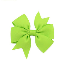 3 Inch Wholesale Newly Grosgrain Ribbon Solid Butterfly Bow Hairpins Hair Clips for Children Kids Girls Newborn Hair Accessories