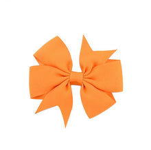 3 Inch Wholesale Newly Grosgrain Ribbon Solid Butterfly Bow Hairpins Hair Clips for Children Kids Girls Newborn Hair Accessories