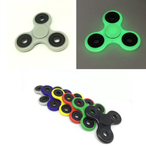 6 Colors Tri-Spinner Fidget Toy Plastic EDC Hand Spinner For Autism and ADHD  Anxiety Stress Relief Focus Toys Kids Gift