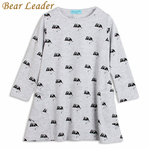 Bear Leader 2016 New Girls Clothing Dresses Cartoon Mouse Autumn&Winter &Spring Style Children Princess Dresses Kids Clothes