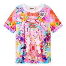 2016 Women'S T Shirts Harajuku Fuck Gradient Soft Doodle Short T-Shirt Tshirt Women Girl Tops Cute Cartoon Unicorn Pegasus