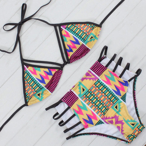High Waist Swimwear Women Bathing Suit Brazilian