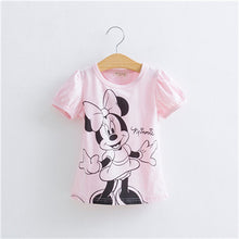 Baby Girls Summer Hello KittyTshirt  Cotton Short-Sleeved Casual T shirts for Kids Children's T-Shirts 20E