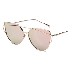 KEHU New Women 6 Colour Luxury Cat Eye Sunglasses Women Sunglasses Double-Deck Alloy Frame UV400