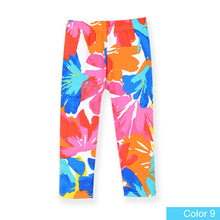 SheeCute New Arrival Hot Summer Kids  Calf Length Fashion girls leggings print flowers girls pants childrens trousers
