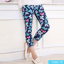 SheeCute New Arrival Hot Summer Kids  Calf Length Fashion girls leggings print flowers girls pants childrens trousers