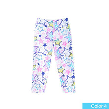 SheeCute New Arrival Hot Summer Kids  Calf Length Fashion girls leggings print flowers girls pants childrens trousers