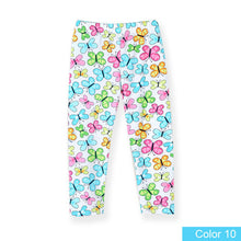 SheeCute New Arrival Hot Summer Kids  Calf Length Fashion girls leggings print flowers girls pants childrens trousers