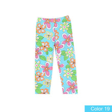 SheeCute New Arrival Hot Summer Kids  Calf Length Fashion girls leggings print flowers girls pants childrens trousers