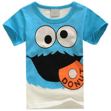 HOT 2017 New Summer children clothes boys girls unisex t shirt cartoon patterns kids short sleeve t-shirts 100% cotton