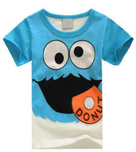 HOT 2017 New Summer children clothes boys girls unisex t shirt cartoon patterns kids short sleeve t-shirts 100% cotton
