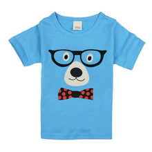 HOT 2017 New Summer children clothes boys girls unisex t shirt cartoon patterns kids short sleeve t-shirts 100% cotton