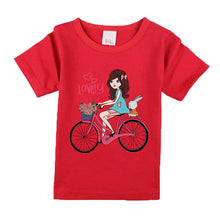 HOT 2017 New Summer children clothes boys girls unisex t shirt cartoon patterns kids short sleeve t-shirts 100% cotton