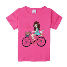 HOT 2017 New Summer children clothes boys girls unisex t shirt cartoon patterns kids short sleeve t-shirts 100% cotton