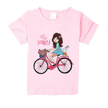HOT 2017 New Summer children clothes boys girls unisex t shirt cartoon patterns kids short sleeve t-shirts 100% cotton