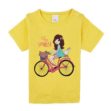 HOT 2017 New Summer children clothes boys girls unisex t shirt cartoon patterns kids short sleeve t-shirts 100% cotton