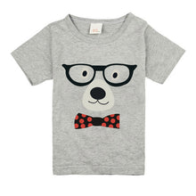 HOT 2017 New Summer children clothes boys girls unisex t shirt cartoon patterns kids short sleeve t-shirts 100% cotton