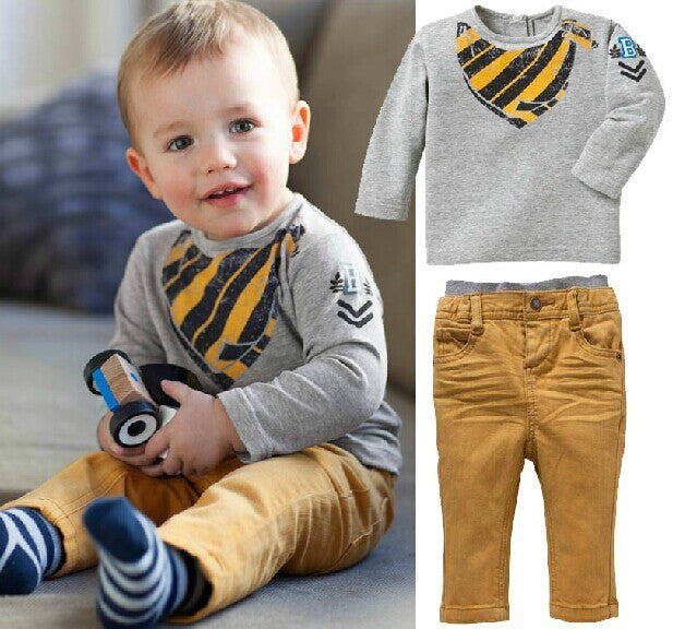 Hot sale! 2016 Summer style Children clothing sets Baby boys girls t shirts+shorts+belt 3pcs pants sports suit kids clothes