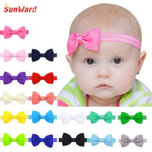 Hot Brand Kids Girls Mini Bowknot Hairband Elastic Headband