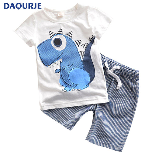 2017 Summer Toddler Boys Clothes Fashion Kids Children Clothing Roupas Infantis Menino Boy Clothing Set  Cotton T-shit+Pants