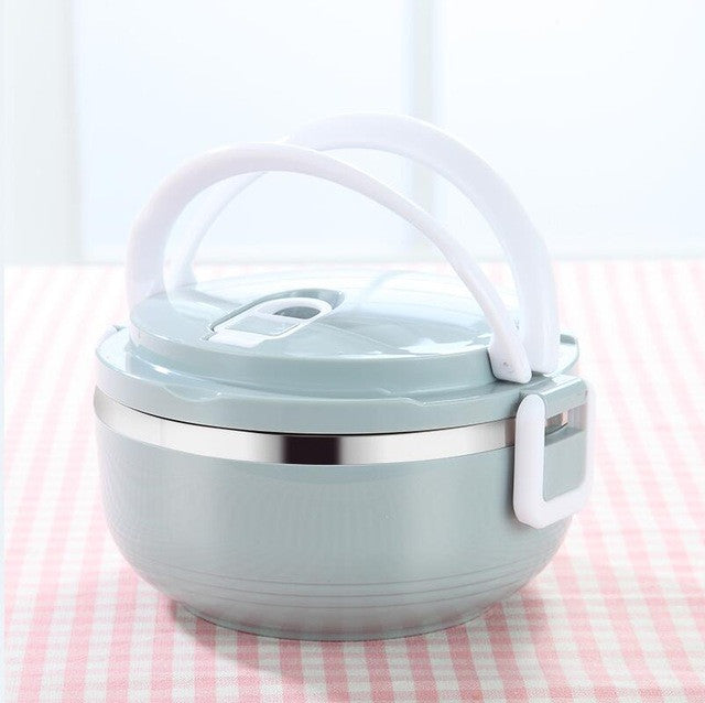 WORTHBUY Portable Macaroon Japanese Bento Box Leak-Proof Stainless Steel Thermal Lunch Boxs Kids Picnic Container For Food