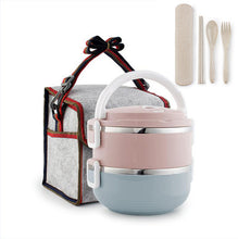 WORTHBUY Portable Macaroon Japanese Bento Box Leak-Proof Stainless Steel Thermal Lunch Boxs Kids Picnic Container For Food