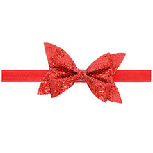 TWDVS Newborn Shiny Bow Knot Hair band Elastic Bow Headband Kids Hair Accessories Ring hair accessories W213